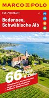 Freizeitkarte 41 Bodensee, Schwäbische Alb 1:100.000, MAIRDUMONT: MARCO POLO Freizeitkarte