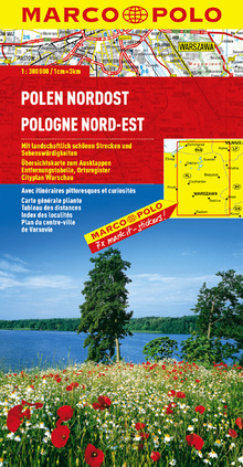 Karte Polen Blatt 2 Polen Nordost 1:300 000, MARCO POLO Karten 1:300.000